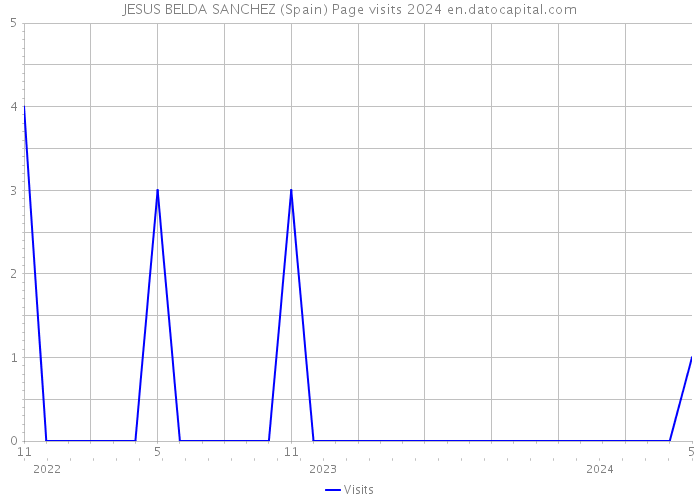 JESUS BELDA SANCHEZ (Spain) Page visits 2024 