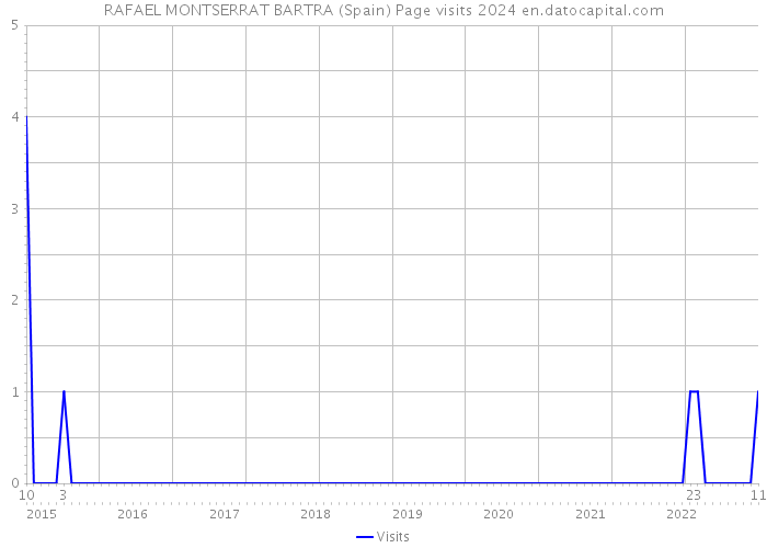 RAFAEL MONTSERRAT BARTRA (Spain) Page visits 2024 