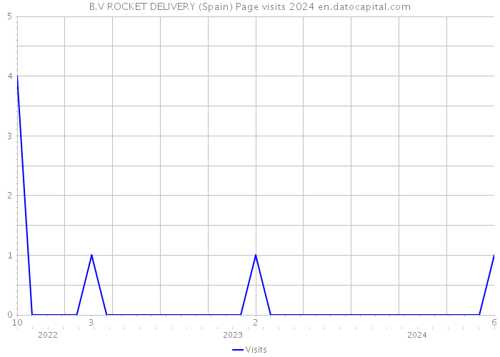 B.V ROCKET DELIVERY (Spain) Page visits 2024 