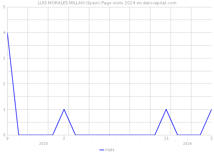 LUIS MORALES MILLAN (Spain) Page visits 2024 