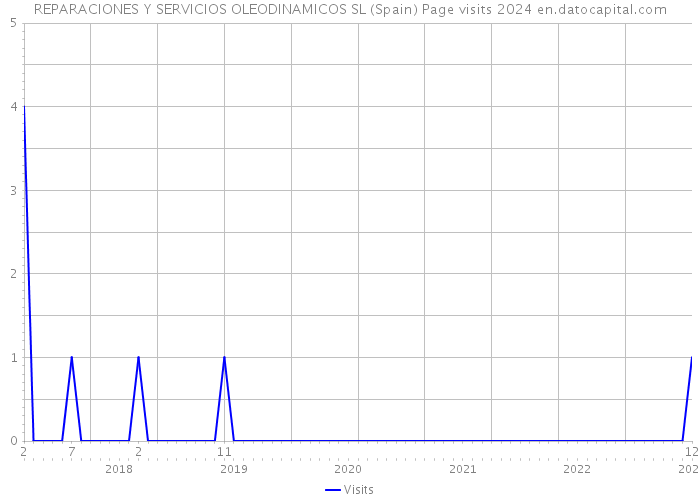 REPARACIONES Y SERVICIOS OLEODINAMICOS SL (Spain) Page visits 2024 