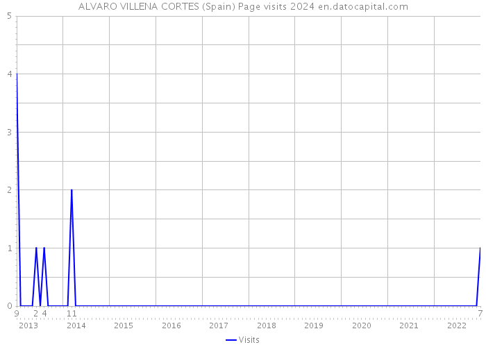 ALVARO VILLENA CORTES (Spain) Page visits 2024 