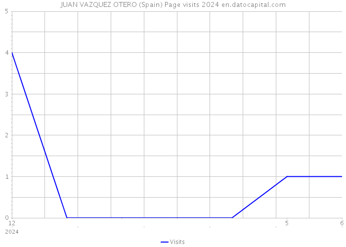 JUAN VAZQUEZ OTERO (Spain) Page visits 2024 