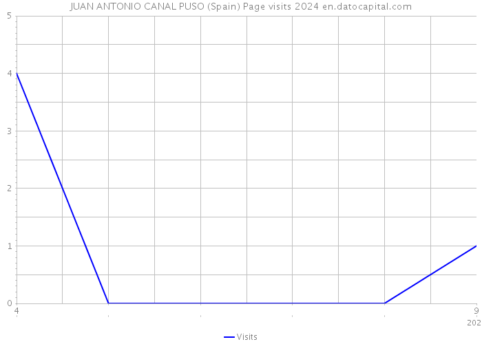 JUAN ANTONIO CANAL PUSO (Spain) Page visits 2024 