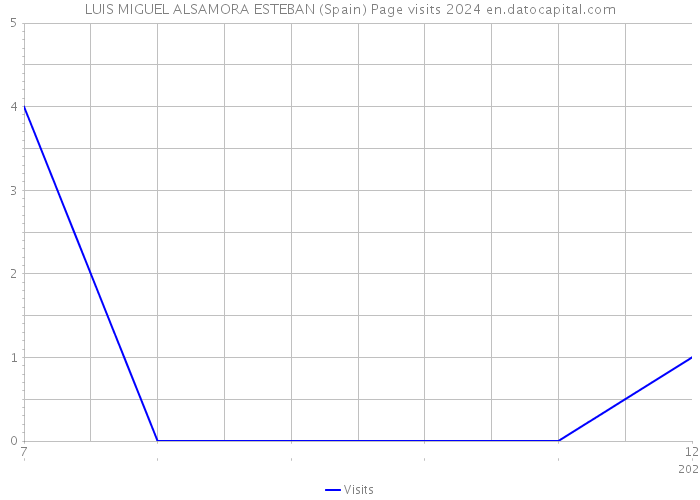 LUIS MIGUEL ALSAMORA ESTEBAN (Spain) Page visits 2024 