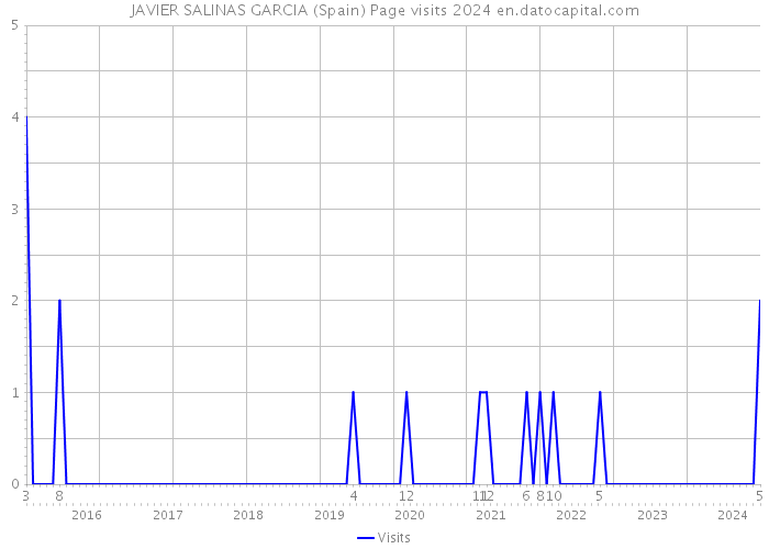 JAVIER SALINAS GARCIA (Spain) Page visits 2024 