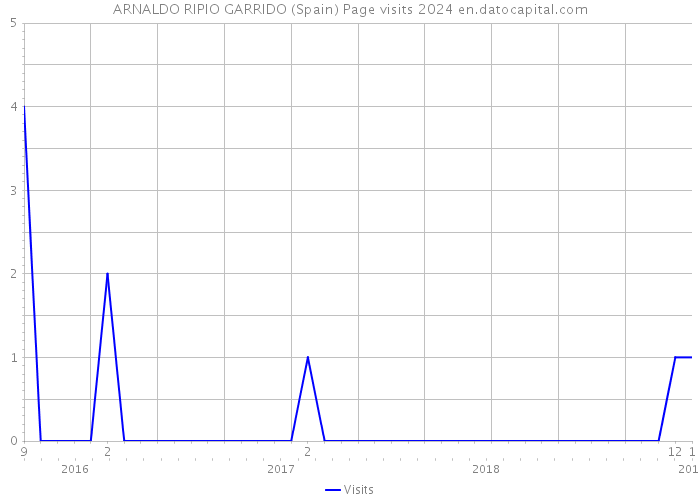 ARNALDO RIPIO GARRIDO (Spain) Page visits 2024 