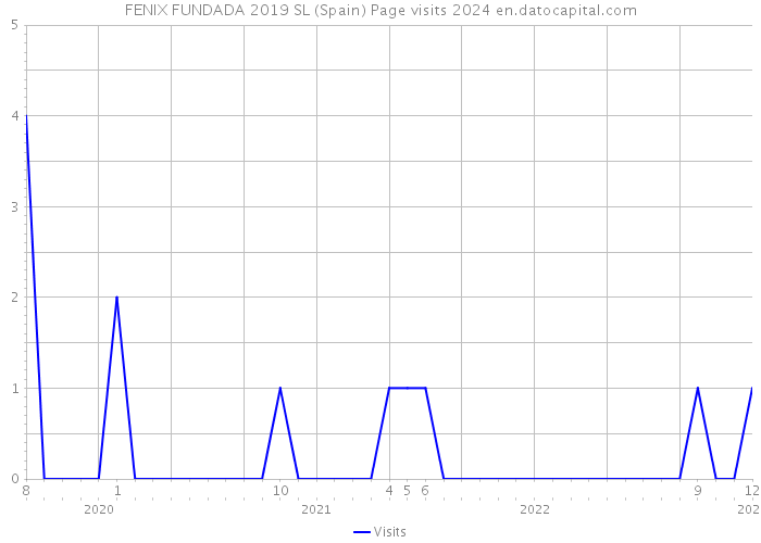 FENIX FUNDADA 2019 SL (Spain) Page visits 2024 