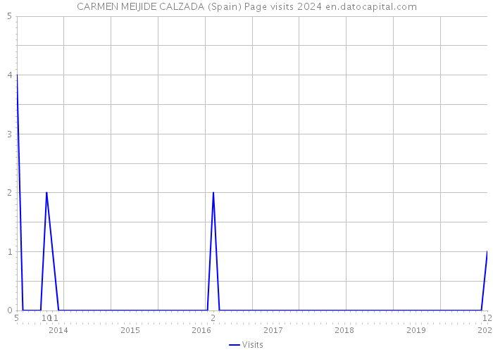 CARMEN MEIJIDE CALZADA (Spain) Page visits 2024 