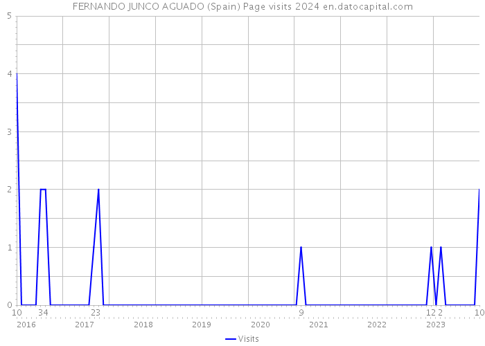 FERNANDO JUNCO AGUADO (Spain) Page visits 2024 