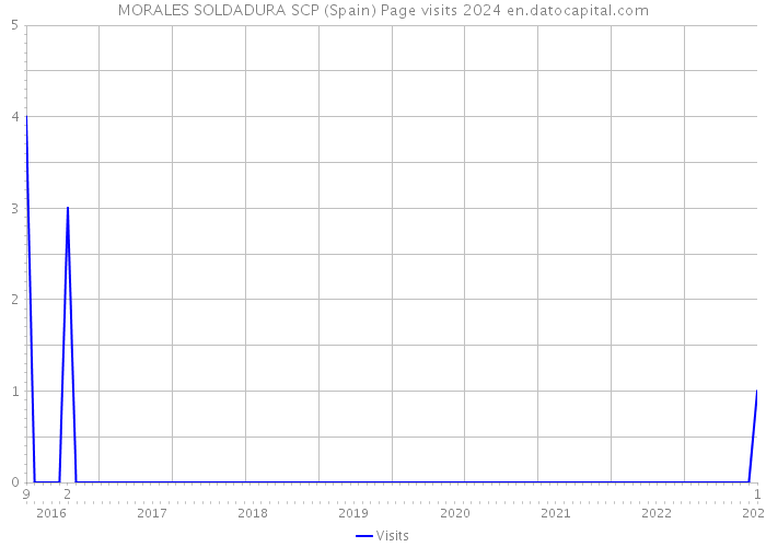 MORALES SOLDADURA SCP (Spain) Page visits 2024 