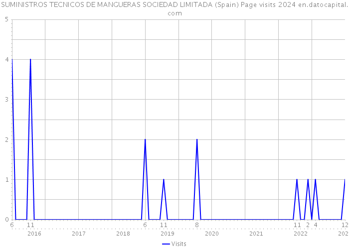 SUMINISTROS TECNICOS DE MANGUERAS SOCIEDAD LIMITADA (Spain) Page visits 2024 