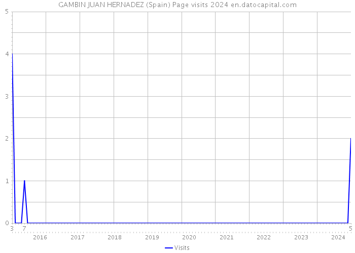 GAMBIN JUAN HERNADEZ (Spain) Page visits 2024 