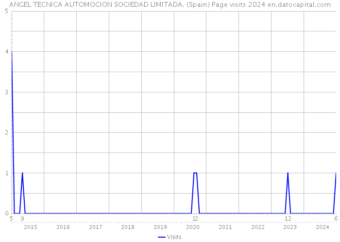 ANGEL TECNICA AUTOMOCION SOCIEDAD LIMITADA. (Spain) Page visits 2024 