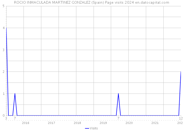 ROCIO INMACULADA MARTINEZ GONZALEZ (Spain) Page visits 2024 