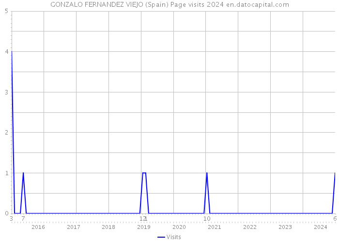 GONZALO FERNANDEZ VIEJO (Spain) Page visits 2024 