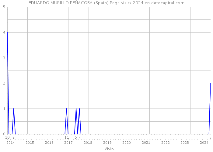 EDUARDO MURILLO PEÑACOBA (Spain) Page visits 2024 
