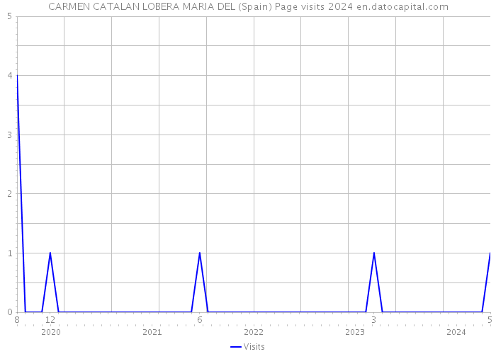 CARMEN CATALAN LOBERA MARIA DEL (Spain) Page visits 2024 