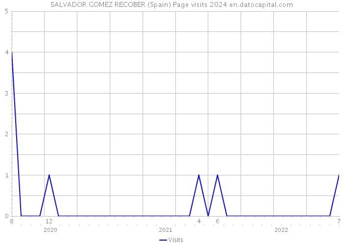 SALVADOR GOMEZ RECOBER (Spain) Page visits 2024 