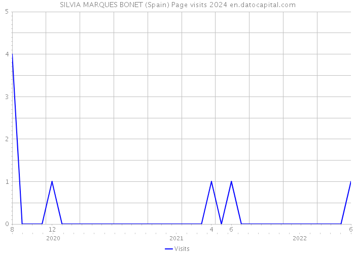 SILVIA MARQUES BONET (Spain) Page visits 2024 