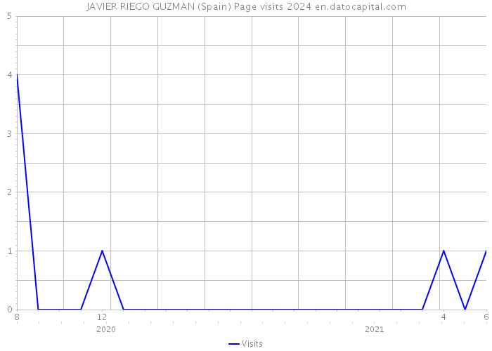 JAVIER RIEGO GUZMAN (Spain) Page visits 2024 