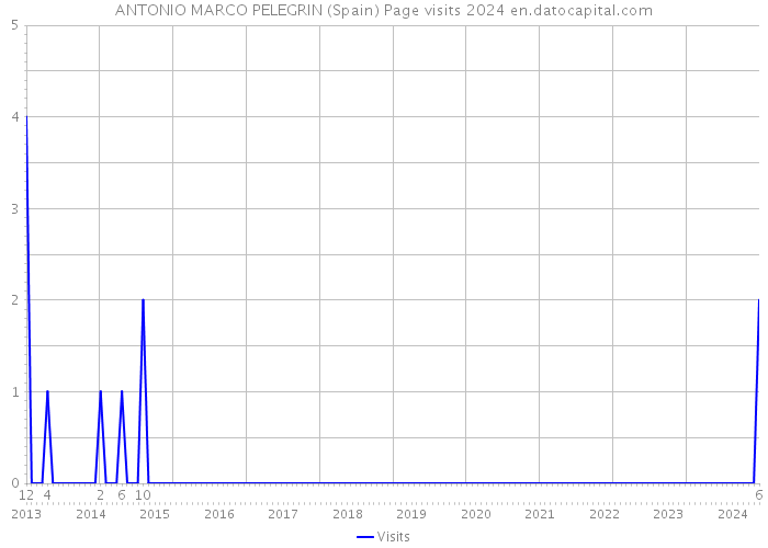 ANTONIO MARCO PELEGRIN (Spain) Page visits 2024 