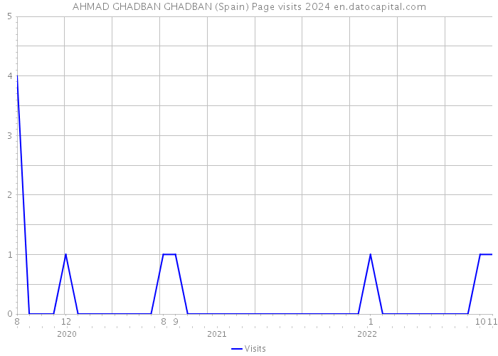 AHMAD GHADBAN GHADBAN (Spain) Page visits 2024 