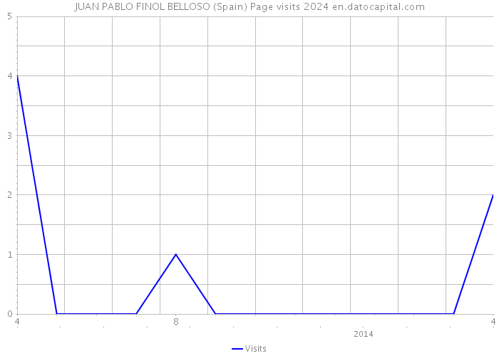 JUAN PABLO FINOL BELLOSO (Spain) Page visits 2024 