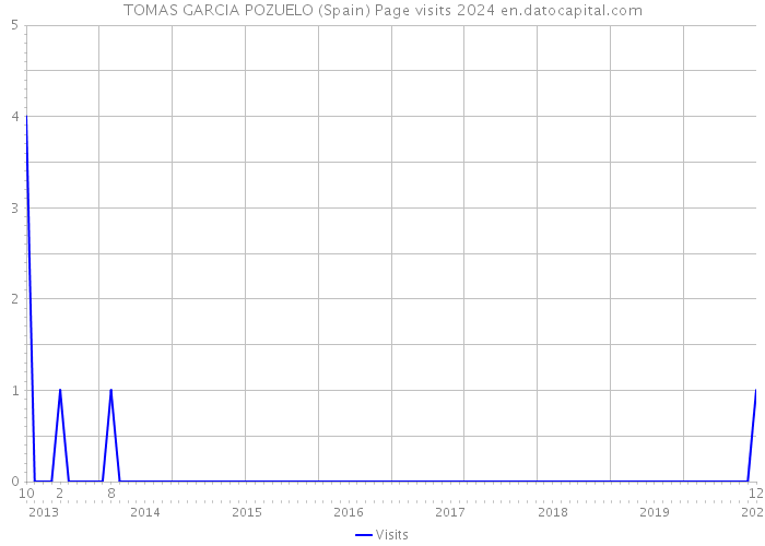TOMAS GARCIA POZUELO (Spain) Page visits 2024 