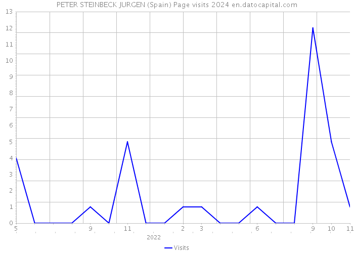 PETER STEINBECK JURGEN (Spain) Page visits 2024 