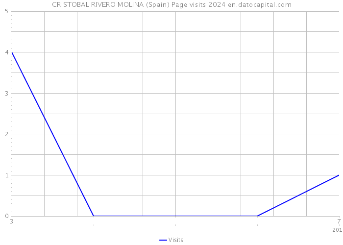 CRISTOBAL RIVERO MOLINA (Spain) Page visits 2024 