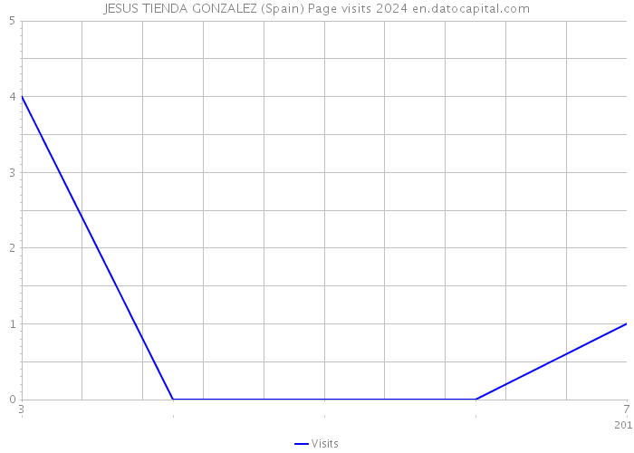 JESUS TIENDA GONZALEZ (Spain) Page visits 2024 
