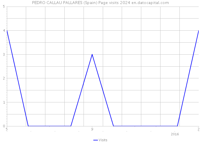 PEDRO CALLAU PALLARES (Spain) Page visits 2024 