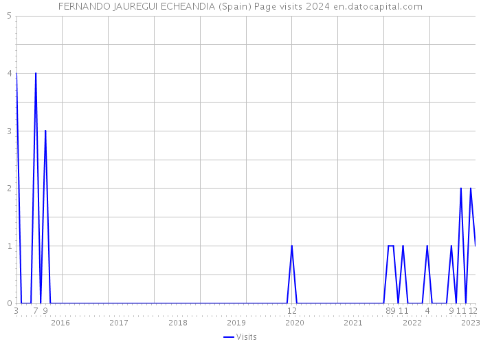 FERNANDO JAUREGUI ECHEANDIA (Spain) Page visits 2024 