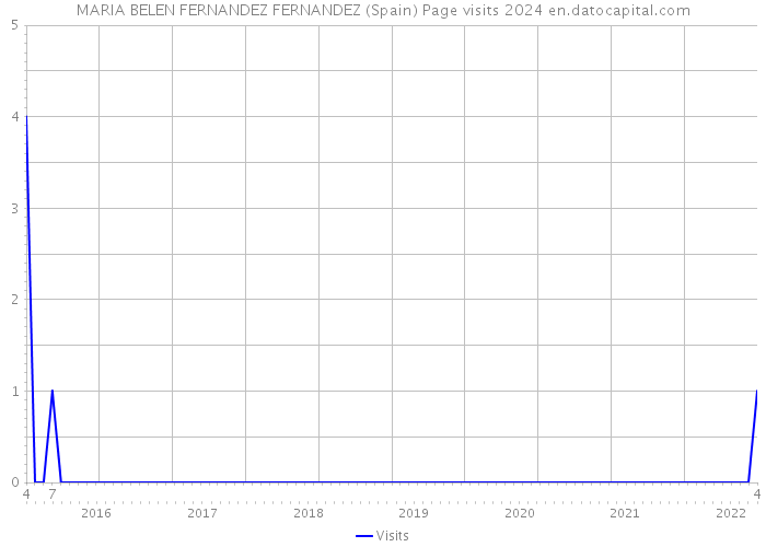 MARIA BELEN FERNANDEZ FERNANDEZ (Spain) Page visits 2024 