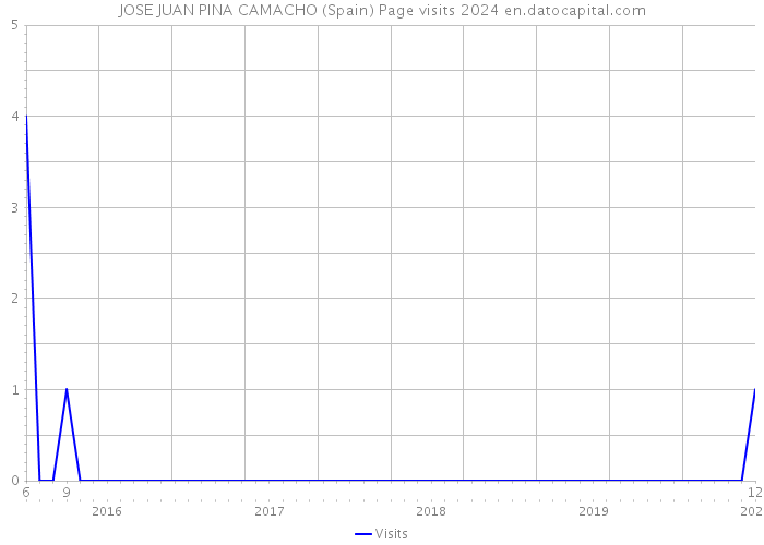 JOSE JUAN PINA CAMACHO (Spain) Page visits 2024 