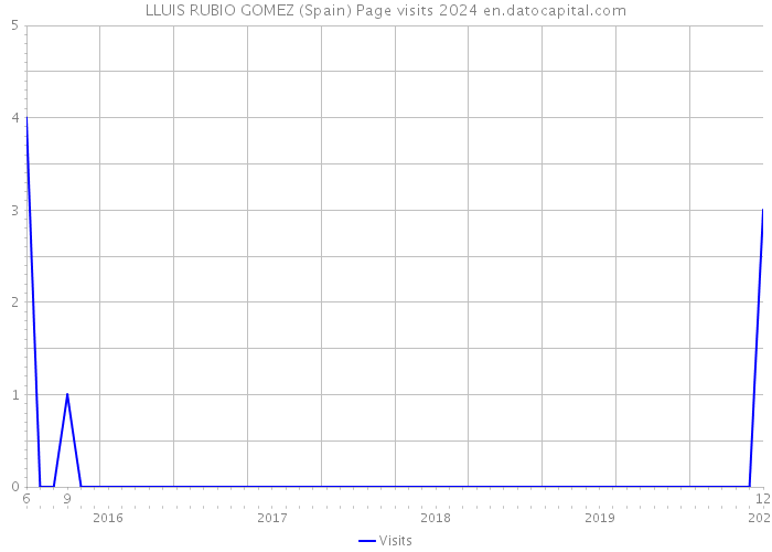 LLUIS RUBIO GOMEZ (Spain) Page visits 2024 