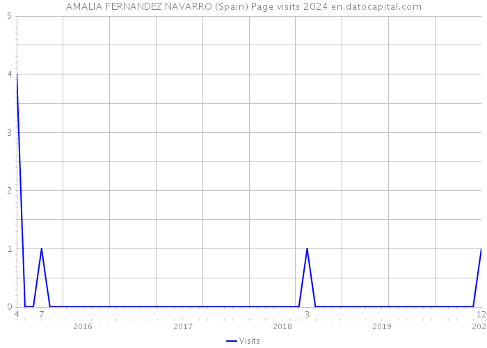 AMALIA FERNANDEZ NAVARRO (Spain) Page visits 2024 