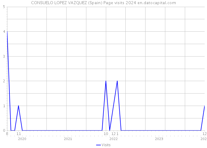 CONSUELO LOPEZ VAZQUEZ (Spain) Page visits 2024 