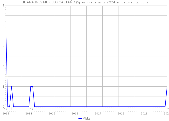 LILIANA INES MURILLO CASTAÑO (Spain) Page visits 2024 