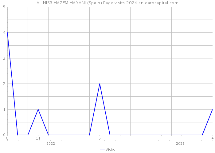 AL NISR HAZEM HAYANI (Spain) Page visits 2024 