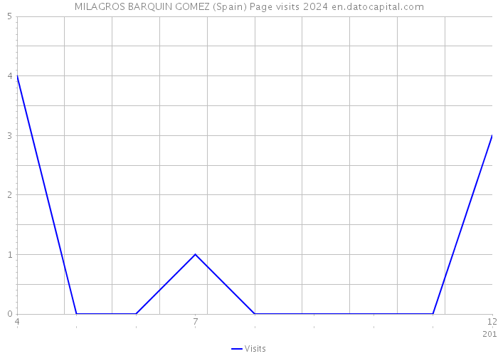 MILAGROS BARQUIN GOMEZ (Spain) Page visits 2024 