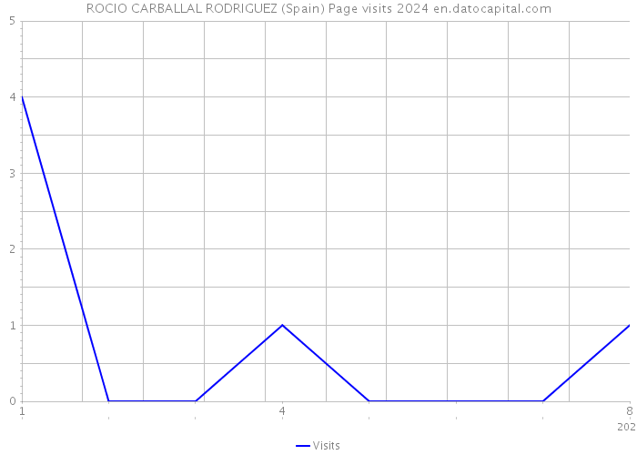 ROCIO CARBALLAL RODRIGUEZ (Spain) Page visits 2024 