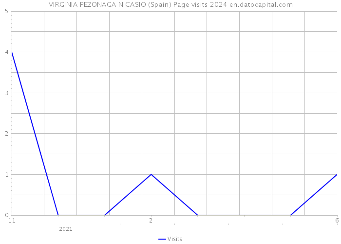 VIRGINIA PEZONAGA NICASIO (Spain) Page visits 2024 