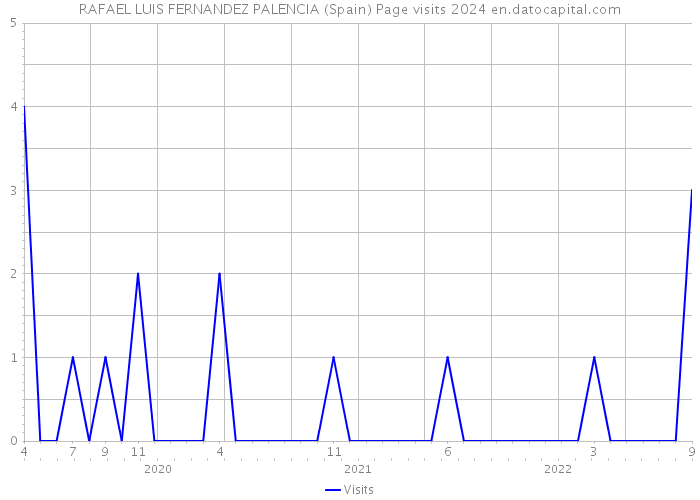 RAFAEL LUIS FERNANDEZ PALENCIA (Spain) Page visits 2024 