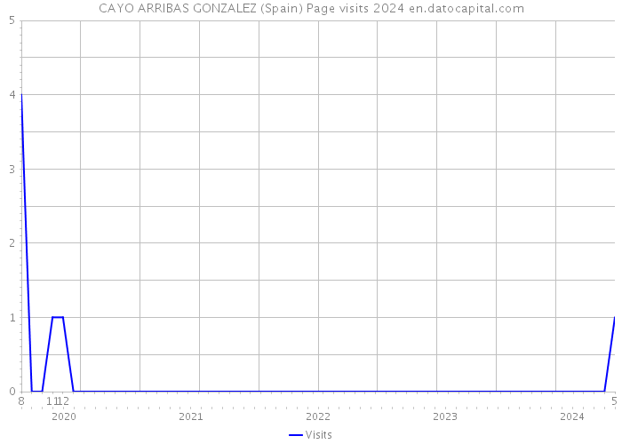 CAYO ARRIBAS GONZALEZ (Spain) Page visits 2024 