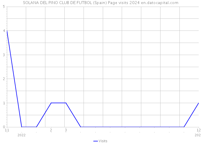 SOLANA DEL PINO CLUB DE FUTBOL (Spain) Page visits 2024 