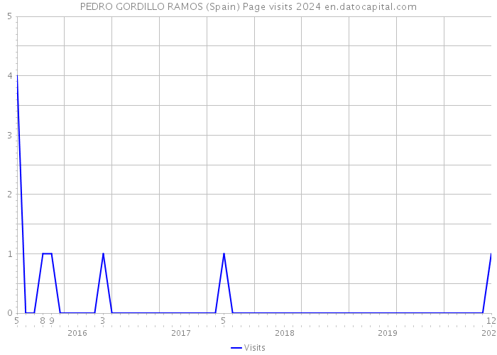 PEDRO GORDILLO RAMOS (Spain) Page visits 2024 