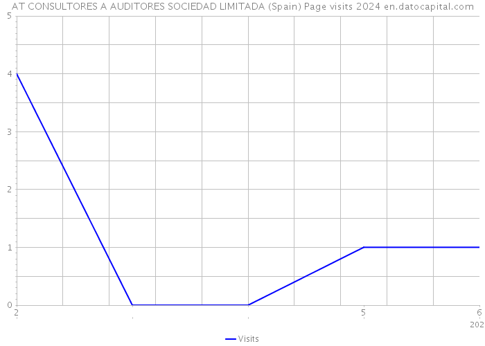 AT CONSULTORES A AUDITORES SOCIEDAD LIMITADA (Spain) Page visits 2024 