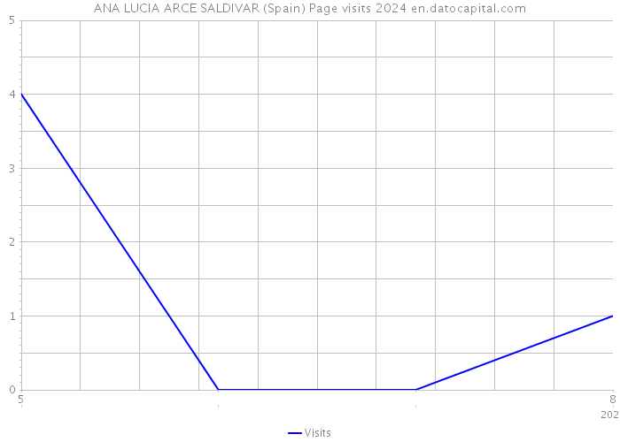 ANA LUCIA ARCE SALDIVAR (Spain) Page visits 2024 